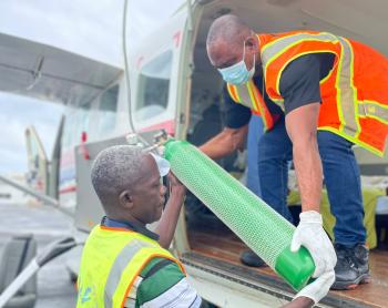  During a Medical flight 