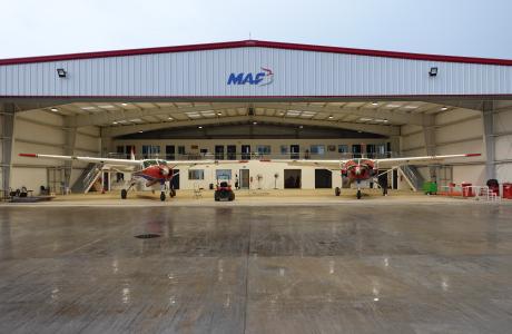 Hangar in Liberia