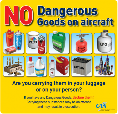 dangerous goods on aircraft