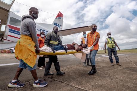 Medevac patient