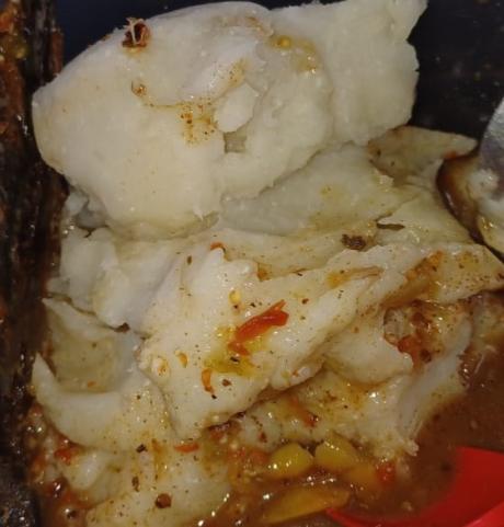 Fufu made out of cassava