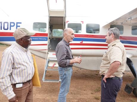 Gerald Mahn and MAF Pilot