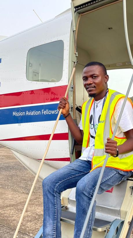 Johnson Nyenaweh MAF Liberia Bookings staff